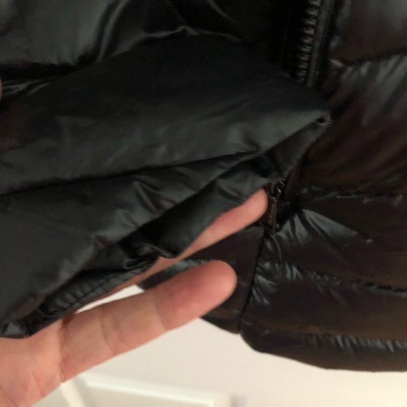 BCBGeneration  Down black lightweight Packable Hooded Zip up Jacket - Picture 8 of 13